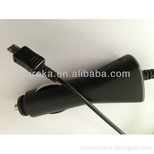500mA Micro Car Charger With Micro Cable For Samsung Galaxy